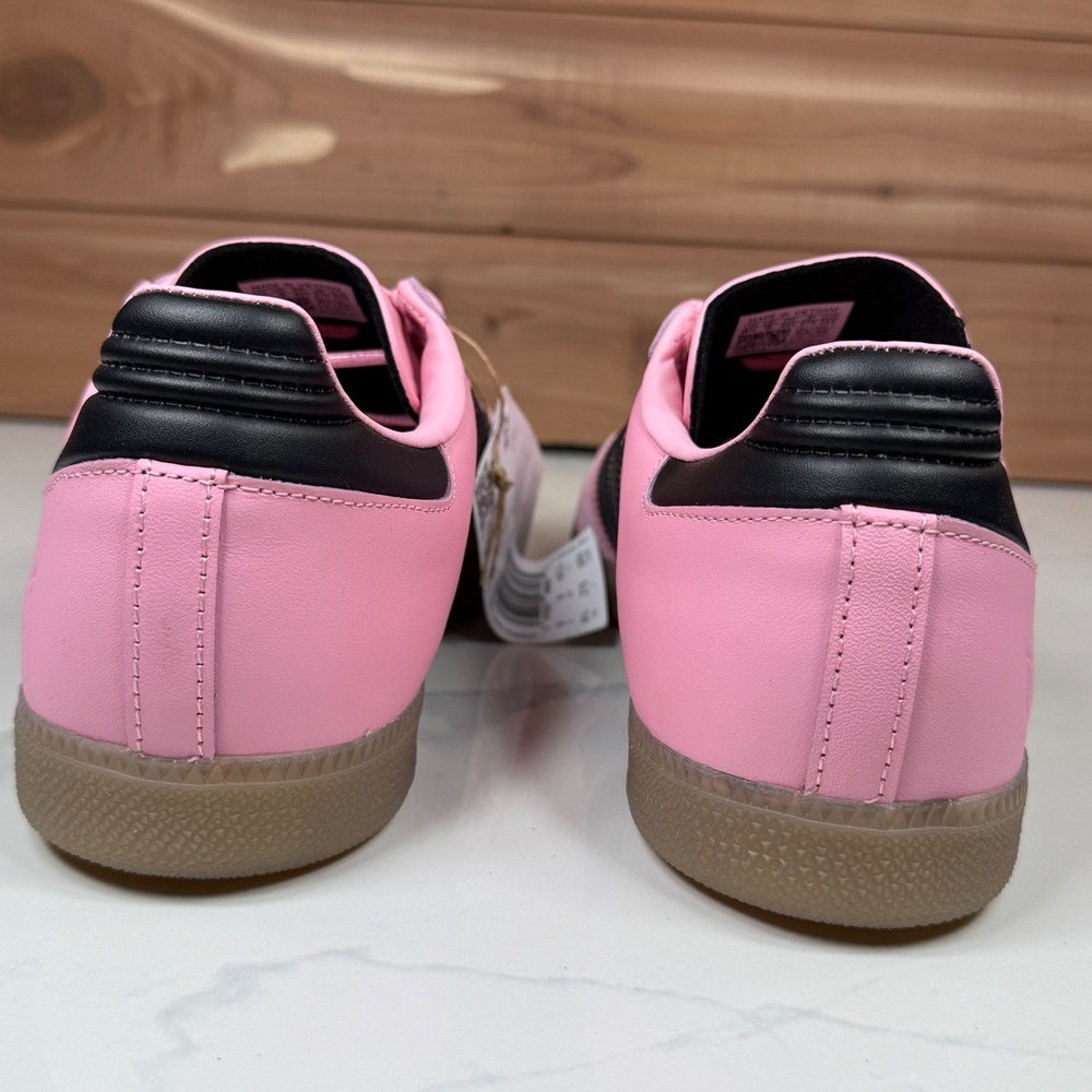 Adidas Samba Messi Football Soccer Shoes Light Pink Suede Men's Size 9.5 - Picture 4 of 13
